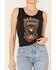 Image #3 - Bandit Brand Women's Bandit Brand Eagle Graphic Lace Trim Tank Top, Black, hi-res