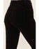 Image #4 - Shyanne Women's Black High Rise Velveteen Stretch Flare Jeans , Black, hi-res