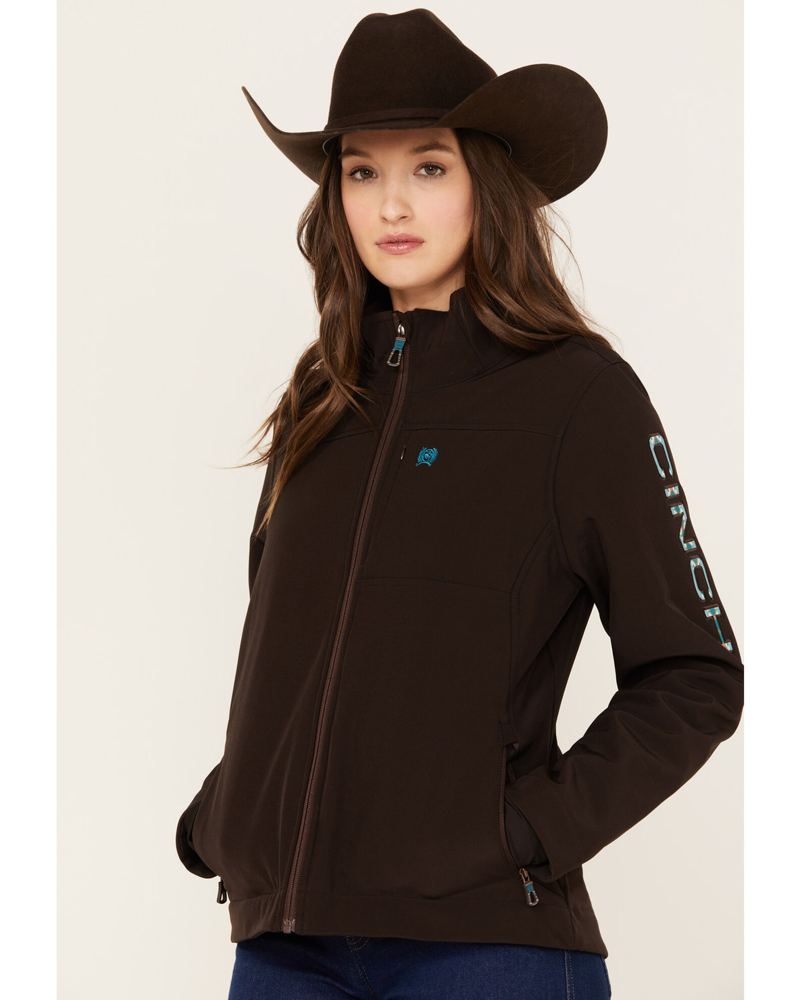Cinch women's western softshell jacket online