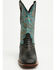 Image #4 - Tanner Mark Men's Caiman Print Western Boots - Broad Square Toe, Black, hi-res