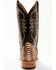 Cody James Men's Exotic Python Western Boots - Broad Square Toe , Dark Brown, hi-res