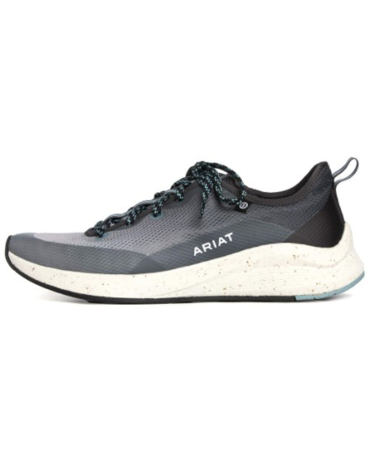 Image #2 - Ariat Women's Shiftrunner Lace-Up Soft Work Sneakers - Round Toe, Grey, hi-res