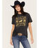 Image #1 - Paramount Network's Yellowstone Women's Bandana Short Sleeve Graphic Tee, Black, hi-res
