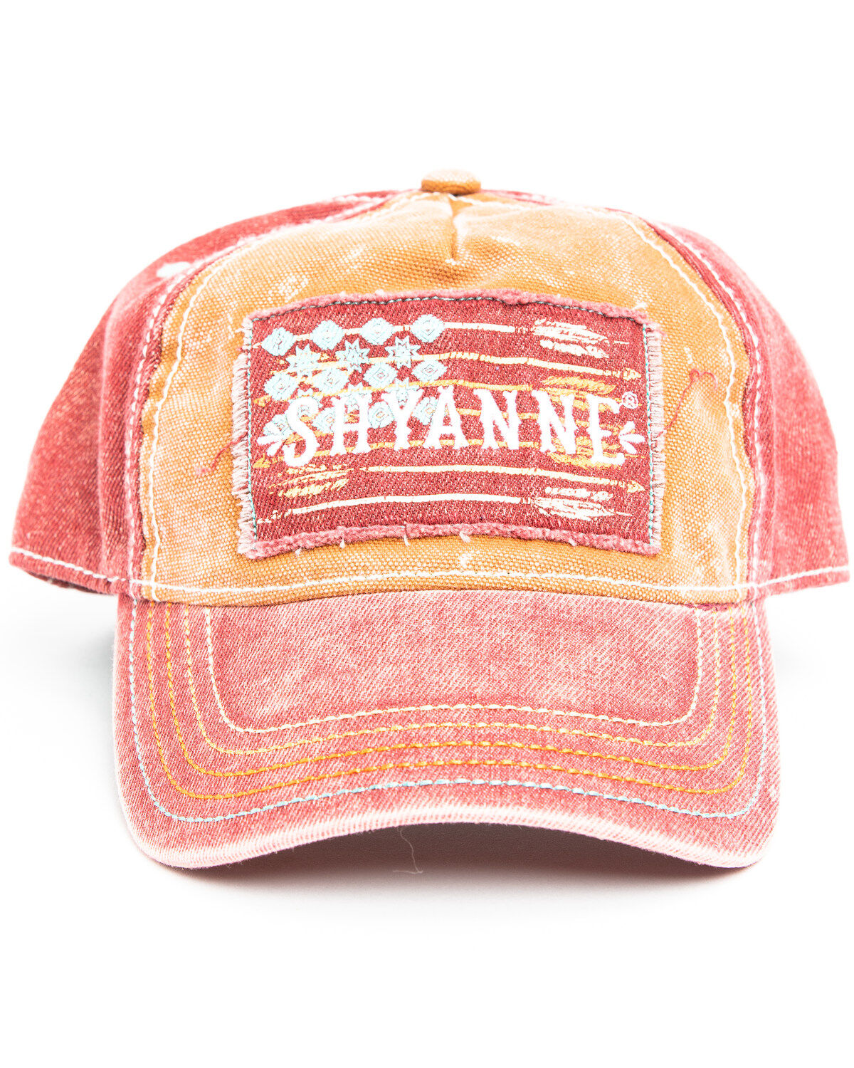 Image #4 - Shyanne Women's Rust Rough Flag Patch Cap , Rust Copper, hi-res