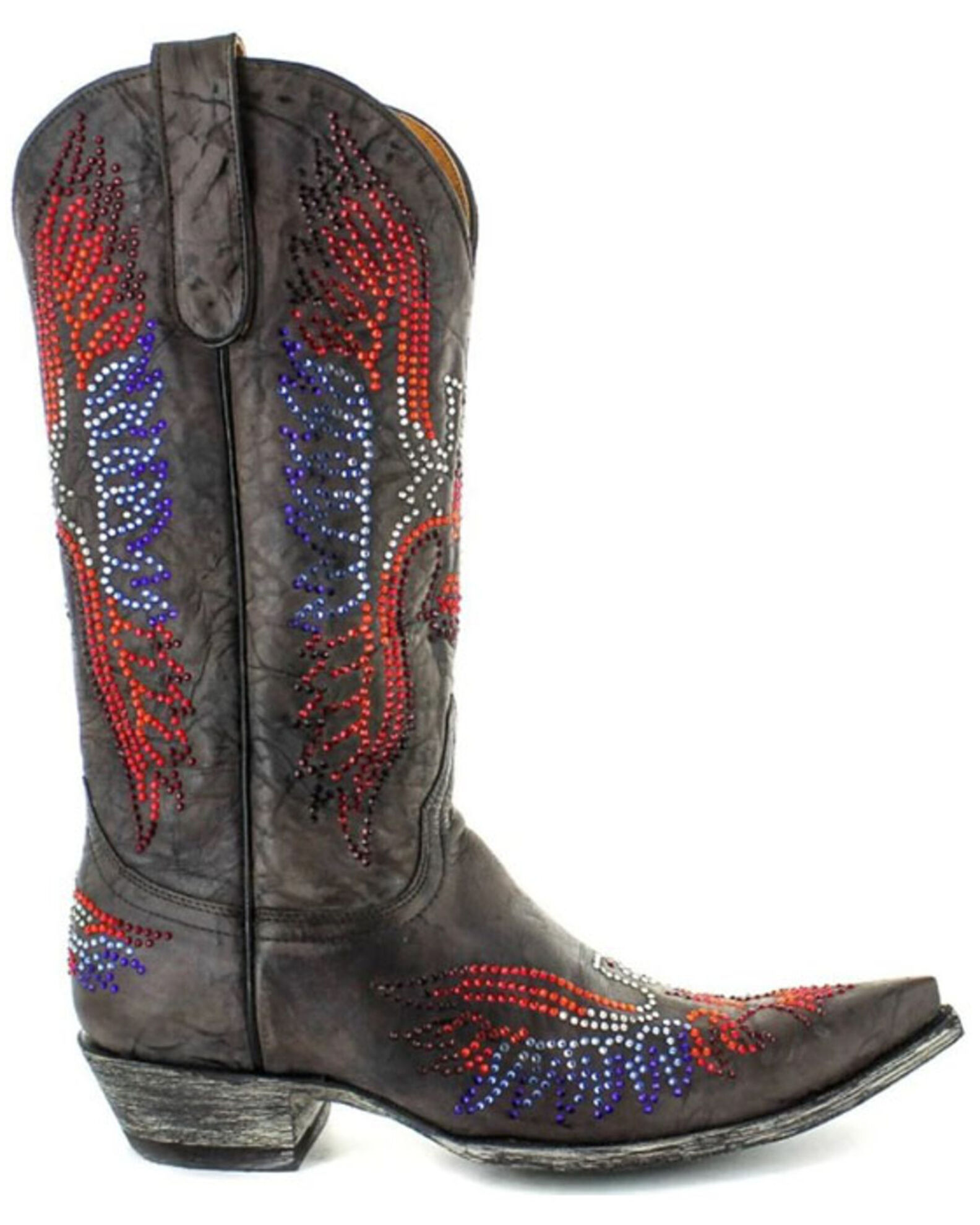Old Gringo Women s Eagle Crystals Western Boots Snip Toe Boot Barn
