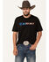 Image #1 - Ariat Men's Wordmark Short Sleeve Graphic T-Shirt, , hi-res