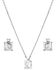 Image #2 - Montana Silversmiths Women's Clean Cut Jewelry Set - 2 Piece, Silver, hi-res