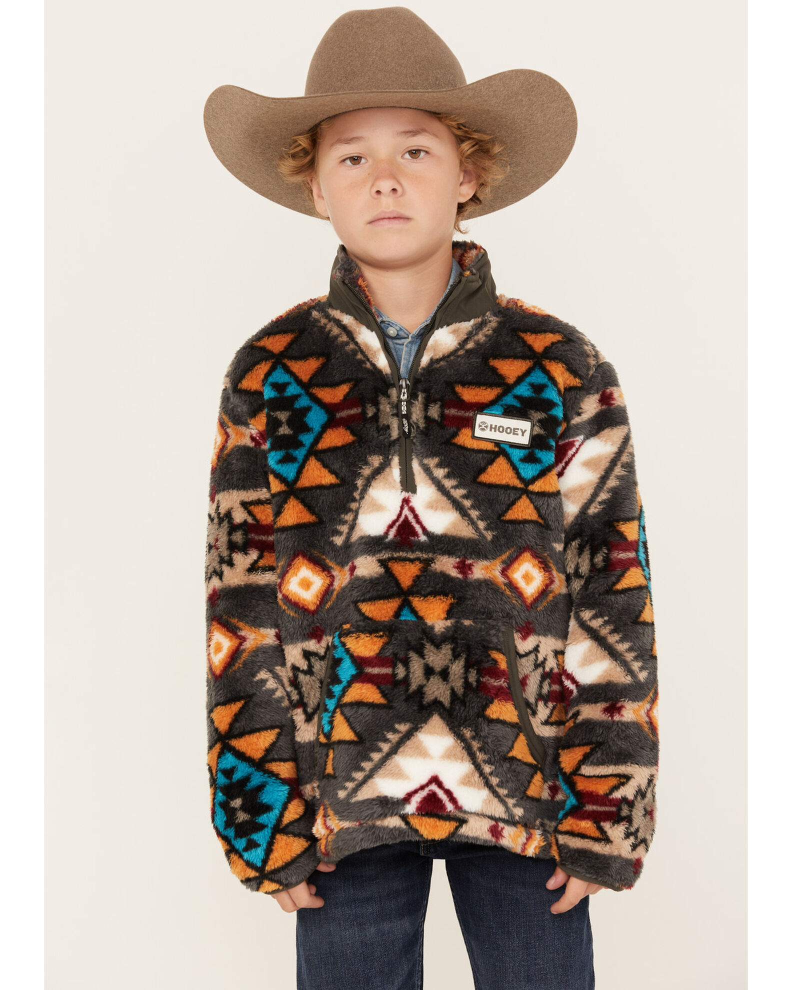 Boys quarter zip 2025 fleece