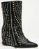 Image #2 - Azalea Wang Women's Hematine Studded Fashion Boots - Snip Toe, Black, hi-res