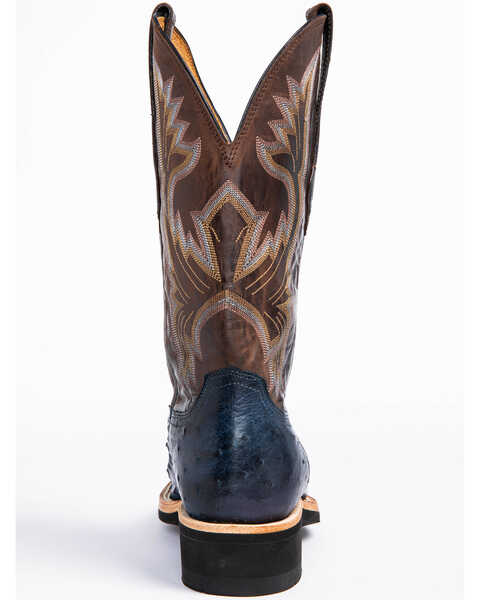Image #5 - Lucchese Men's Cliff Exotic Ostrich Western Boots - Wide Square Toe, , hi-res
