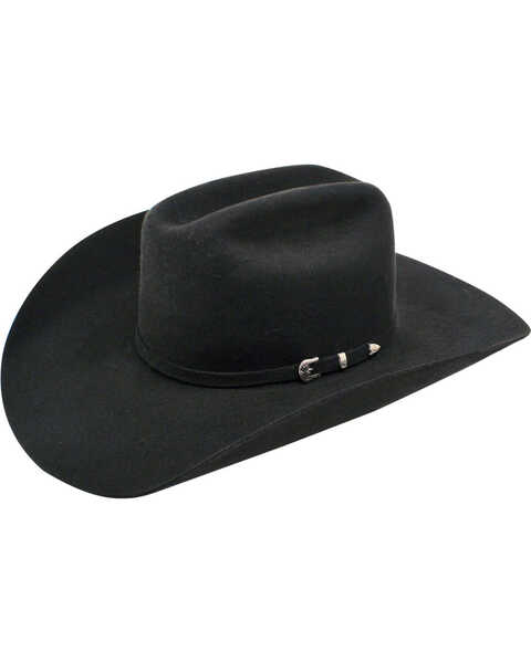 Ariat 3X Felt Cowboy Hat, Black, hi-res