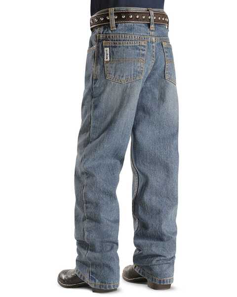 Image #1 - Cinch Boys' White Label Slim Fit Straight Leg Denim Jeans , Denim, hi-res