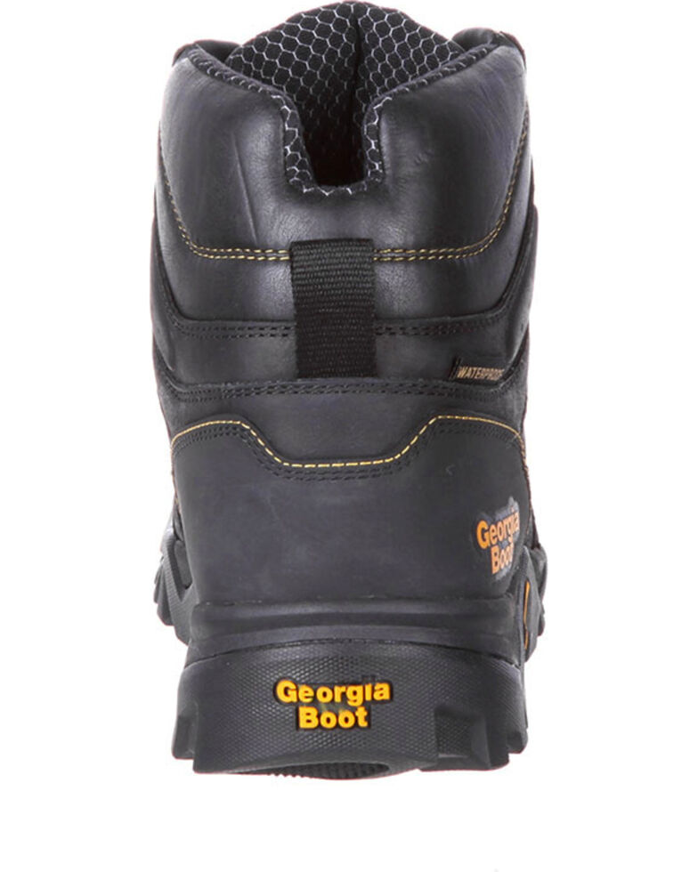 Georgia Men S Black Amplitude Waterproof 6 Boots Composite Toe