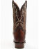Dan Post Men's Exotic Wrapped Ostrich Leg Western Boots - Snip Toe , Tan, hi-res