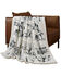 Image #1 - HiEnd Accents Ranch Life Western Toile Campfire Sherpa Throw, Black, hi-res