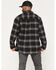 Image #4 - Thorogood Men's Heavyweight Plaid Print Long Sleeve Button-Down Flannel Shirt, Black, hi-res