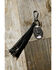 Image #2 - Shyanne Women's Cow Print Horseshoe Bag Charm, Black, hi-res
