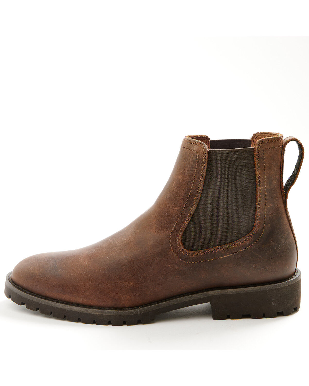 Image #3 - Cody James Men's Dakota Ankle Boots - Round Toe, Brown, hi-res