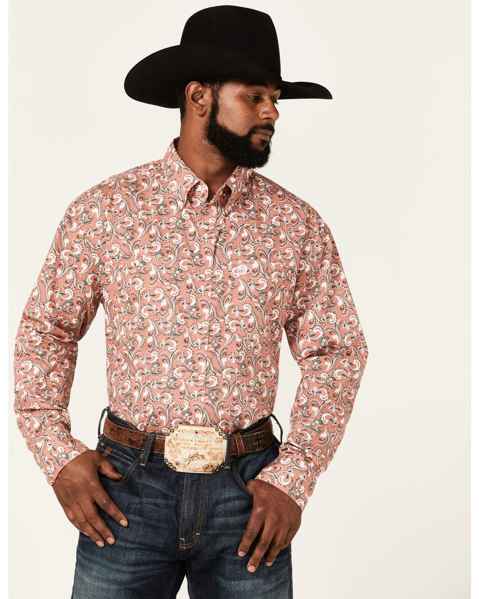 Paisley print western shirts discount