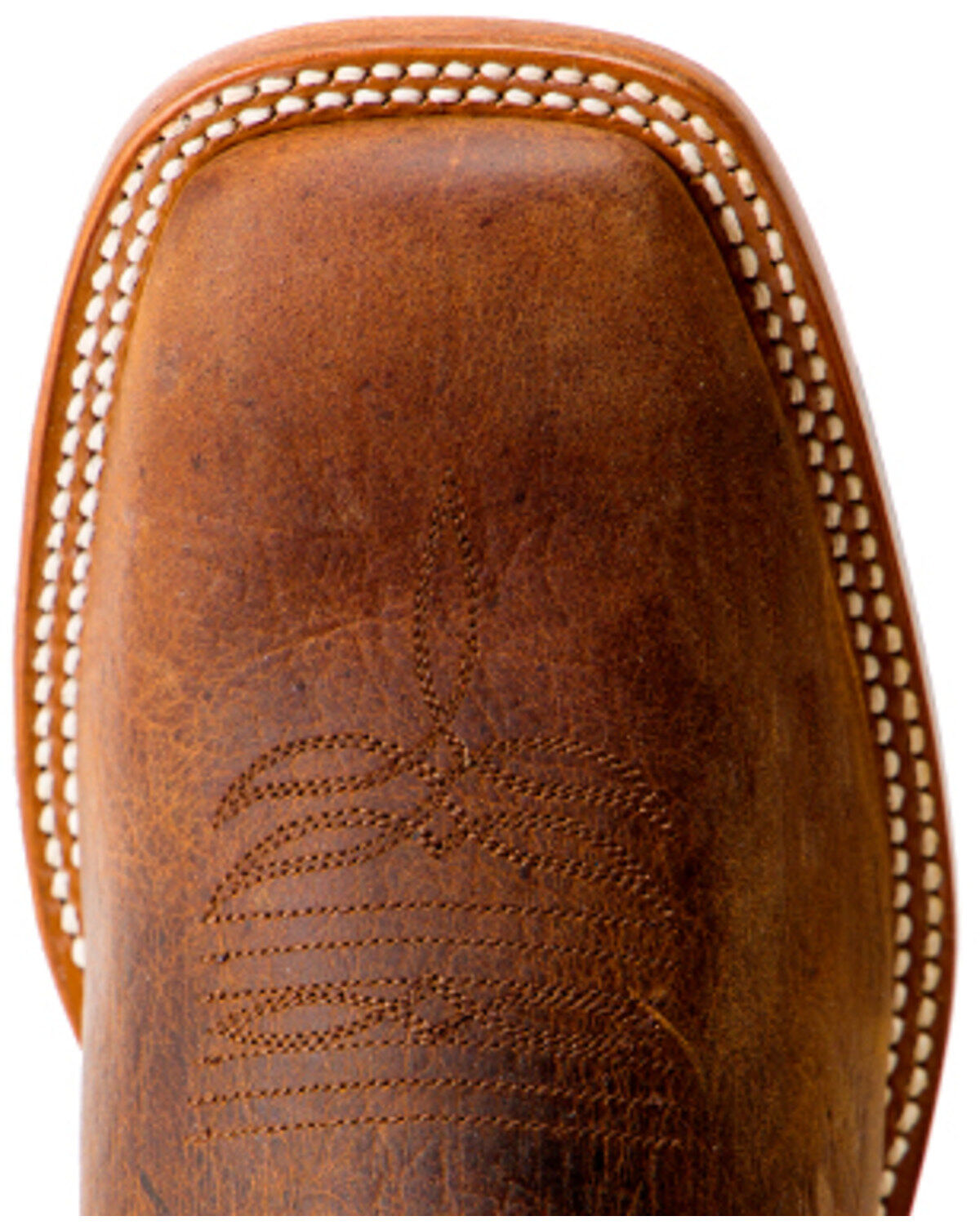 Image #5 - Horse Power Men's Bison Western Boots - Broad Square Toe, Brown, hi-res