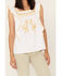 Image #3 - Cotton & Rye Women's Embroidered Ruffle Tank Top, White, hi-res