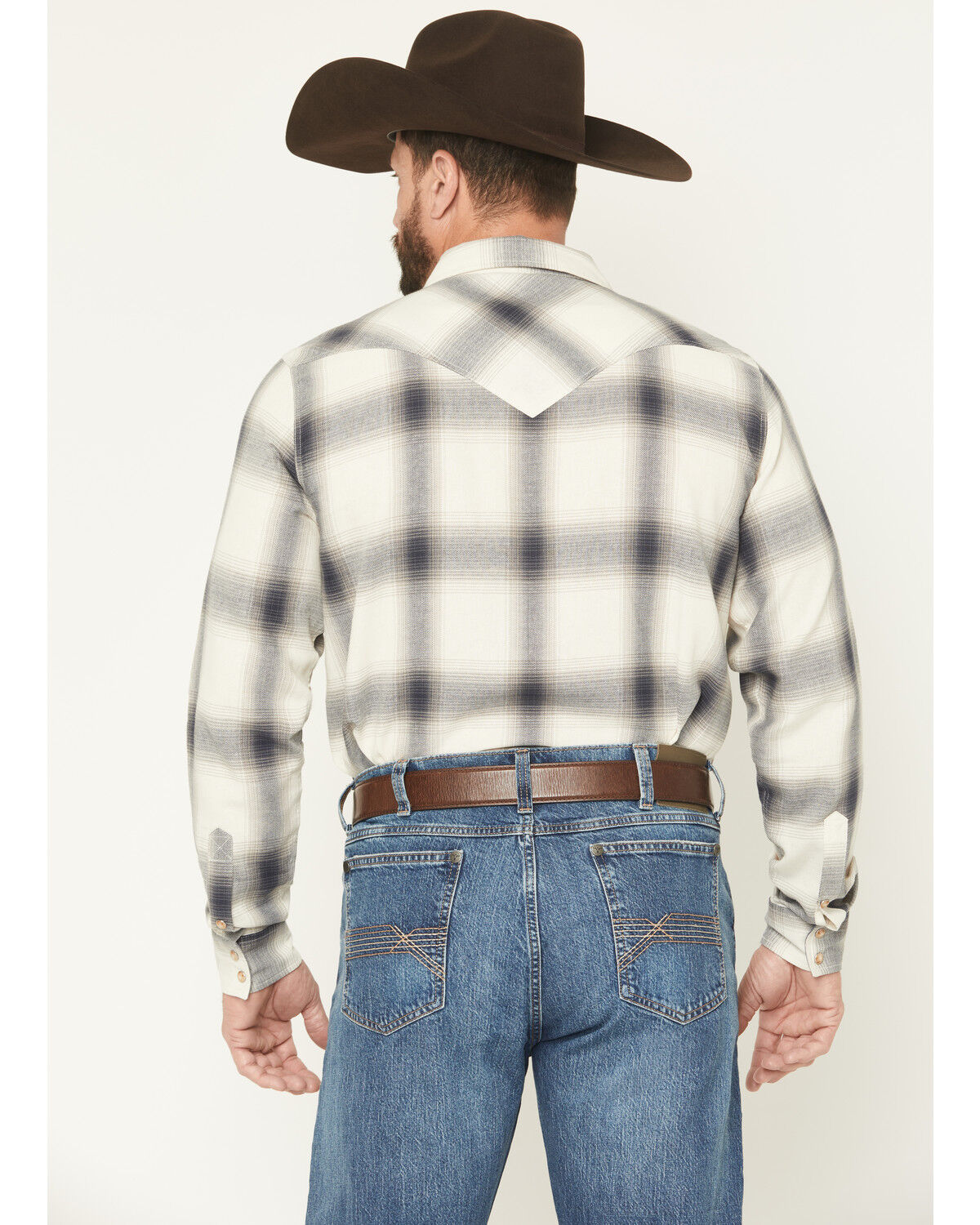 Cody James Men's Ruddiman Plaid Print Long Sleeve Snap Western Shirt