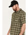 Hawx Men's Oxford Short Sleeve Button Down Work Shirt, Olive, hi-res