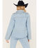 Image #4 - Understated Leather Women's Bluegrass Studded Denim Western Jacket, Blue, hi-res