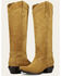 Image #4 - Frye Women's Sacha At The Knee Western Boots - Snip Toe, Brown, hi-res