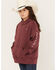 Ariat Girls' Logo Hoodie, Burgundy, hi-res
