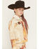 Image #2 - Wrangler X Lainey Wilson Girls' Horse Trucker Jacket, Tan, hi-res