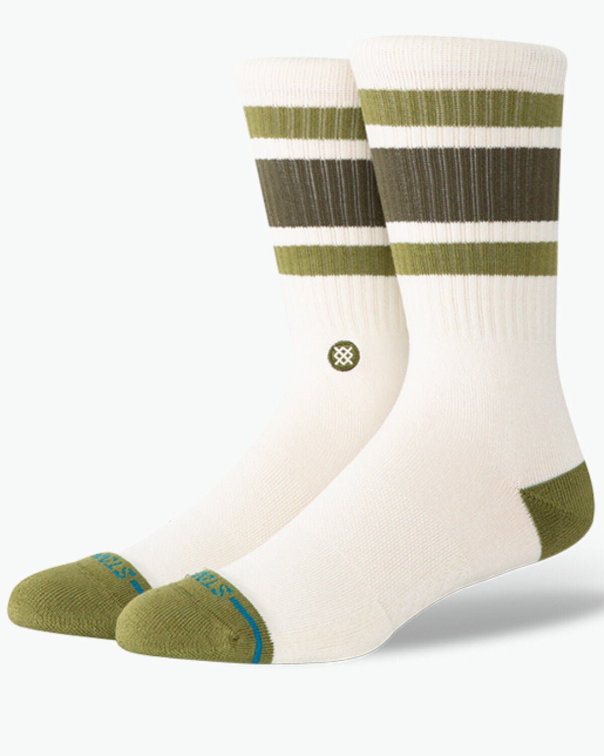 Image #1 - Stance Men's Boyd ST Crew Socks, Cream, hi-res