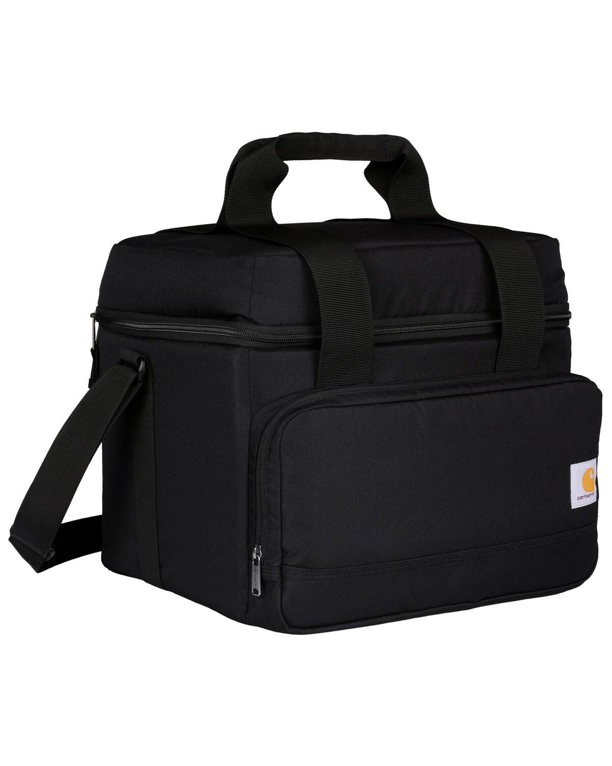 Image #2 - Carhartt Insulated 24 Can Two Compartment Cooler, Black, hi-res