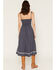Image #4 - Cleo + Wolf Women's Plaid Print Sleeveless Midi Dress, Navy, hi-res