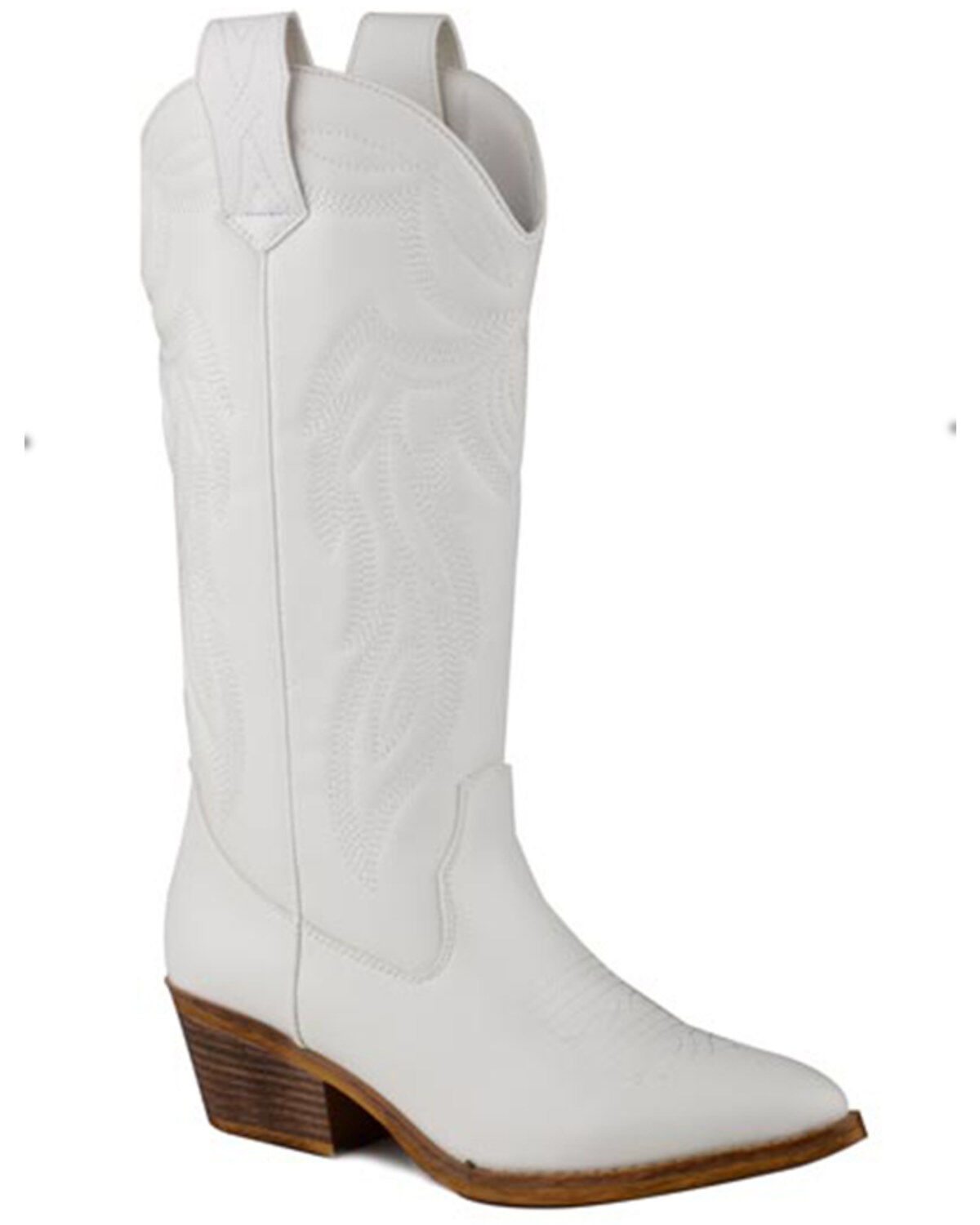 Image #1 - Roper Women's Hattie Western Boots - Snip Toe, White, hi-res