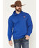 Image #1 - Ariat Men's Logo Hooded Sweatshirt, Royal Blue, hi-res