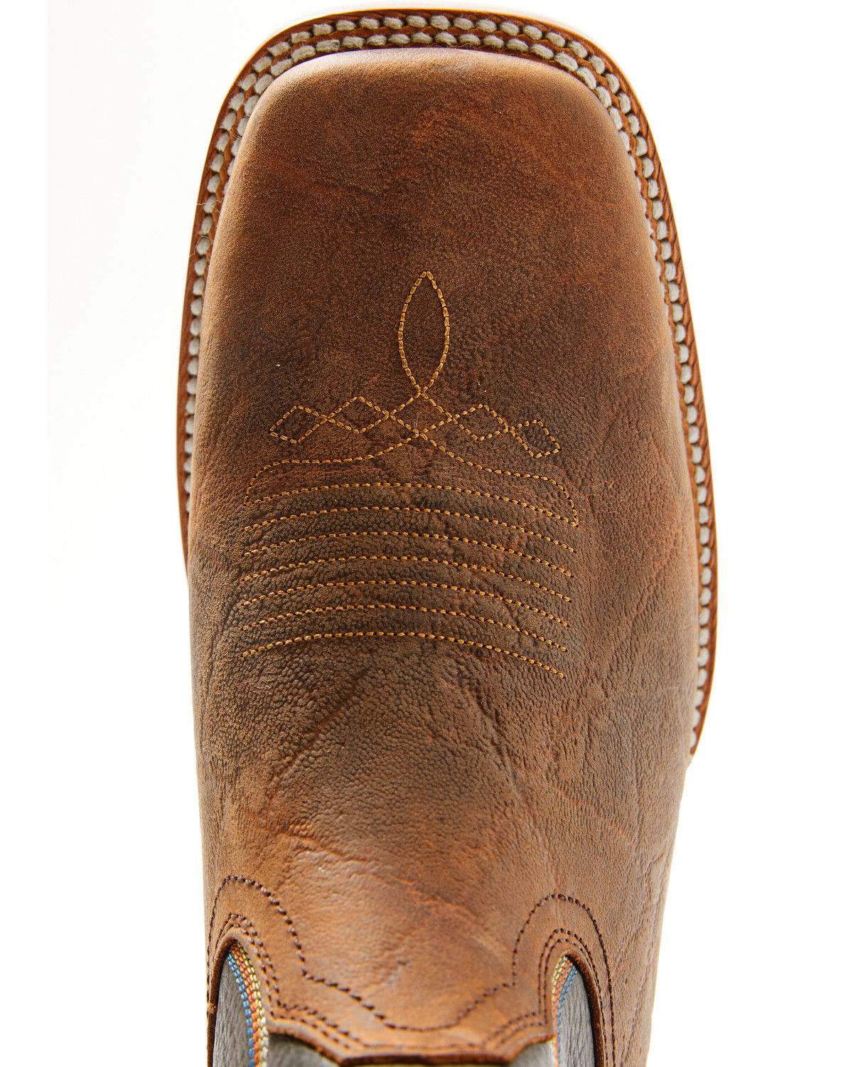 Image #6 - Cody James Cush Core® Men's Tracker Western Boots - Broad Square Toe, Blue, hi-res