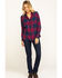 Image #6 - Dickies Women's Plaid Long Sleeve Flannel Shirt, , hi-res
