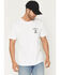 Image #2 - Brixton Men's Darver Short Sleeve Graphic T-Shirt, White, hi-res