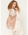 Image #1 - Montana West Women's Tooled Fringe Hobo Shoulder Bag, Dark Pink, hi-res