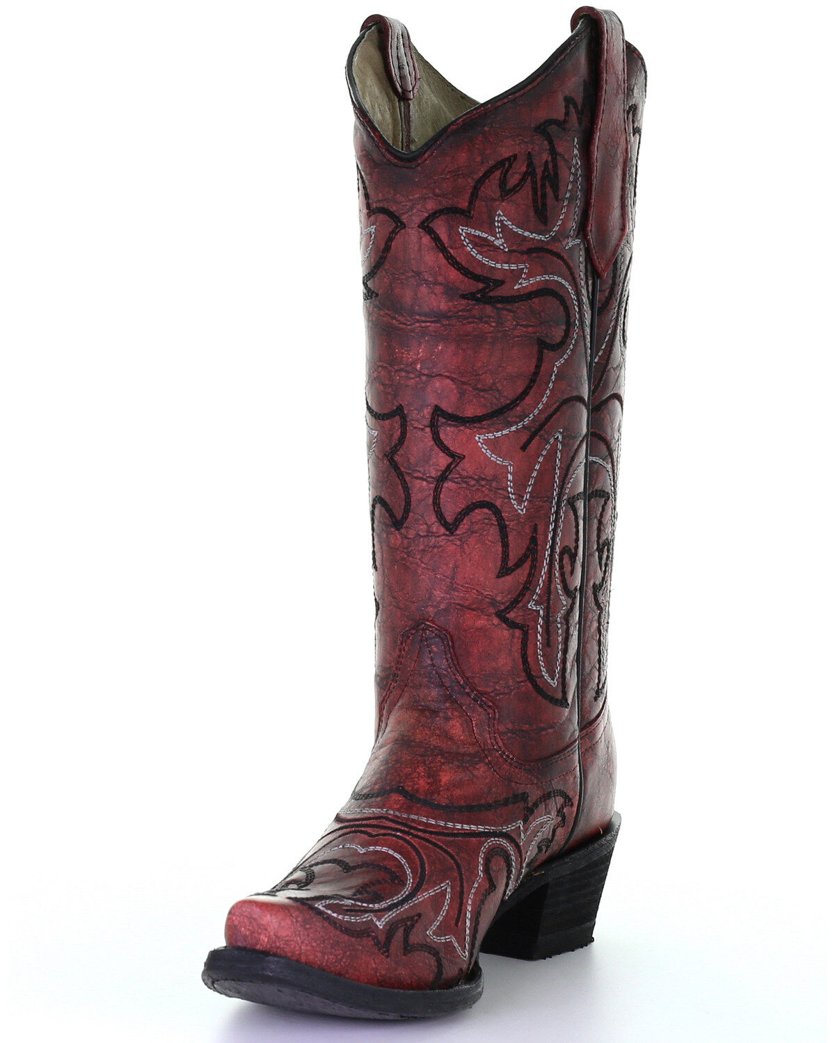 womens red western boots