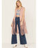 Image #1 - Fornia Women's Fringe Faux Suede Vest, Pink, hi-res
