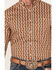Image #3 - RANK 45® Men's Manvel Southwestern Print Long Sleeve Button-Down Stretch Western Shirt, Lt Brown, hi-res