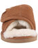 Image #4 - Lamo Footwear Women's Apma Open Toe Wrap Wide Slippers, Chestnut, hi-res