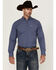 Image #1 - Ariat Men's Calvin Plaid Print Long Sleeve Button-Down Western Shirt, , hi-res