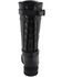 Image #4 - Milwaukee Leather Women's Calf Laced Riding Boots - Round Toe, Black, hi-res