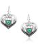 Image #1 - Montana Silversmiths Women's Fierce Hearts Earrings, Silver, hi-res