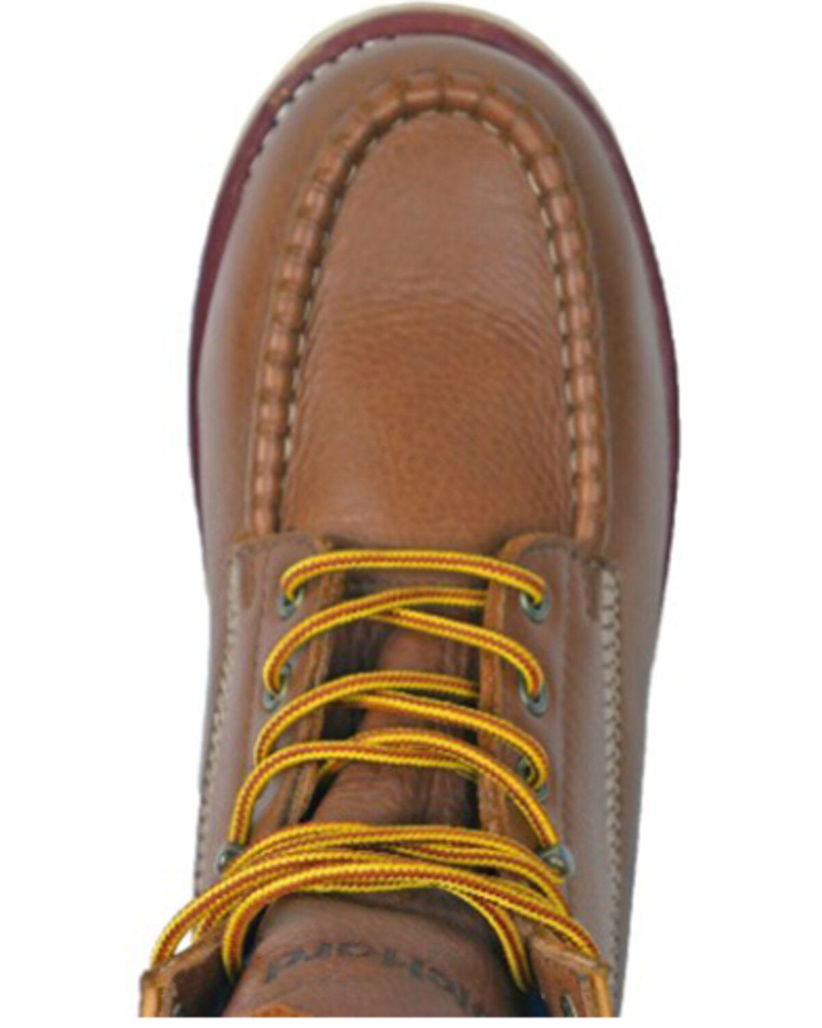 Image #6 - Die Hard Men's Malibu 6" Lace-Up Wedge Work Boots - Composite Toe, Rust Copper, hi-res