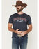 Image #1 - Kimes Ranch Men's University Short Sleeve Graphic T-Shirt, Dark Blue, hi-res