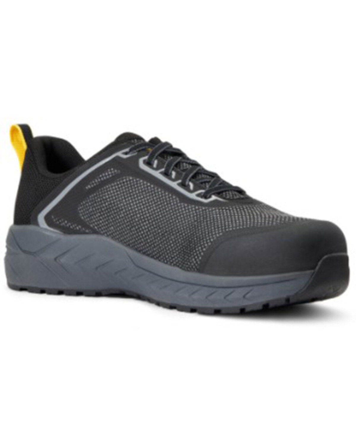 Ariat Men's Outpace SD Lace-Up Work Sneaker - Composite Toe, Charcoal, hi-res